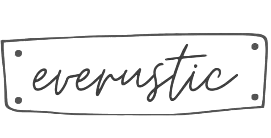 Everustic handmade woodcraft logo